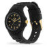 Фото #3 товара Ice-Watch Unisex Armbanduhr ICE generation - Black gold 35 mm Armband Silikon 019143