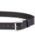 ფოტო #6 პროდუქტის Men's Heavy Brass Buckle Leather Belt