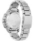 ფოტო #3 პროდუქტის Eco-Drive Men's Chronograph Avion Weekender Stainless Steel Bracelet Watch 45mm