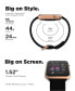 ფოტო #3 პროდუქტის Air 4 Unisex Silicone Strap Smartwatch 41mm