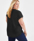 ფოტო #2 პროდუქტის Plus Size Knit Camp Shirt, Created for Macy's