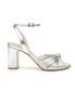 ფოტო #2 პროდუქტის Women's Christen Knot Detail Block Heel Evening Sandals