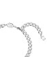 ფოტო #3 პროდუქტის Rhodium-Plated Mixed Crystal Charm Link Bracelet
