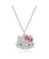 Фото #1 товара Hello Kitty sanrio Fashion Pave Crystal Necklace