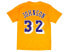 Фото #2 товара Los Angeles Lakers Men's Magic Johnson Hardwood Print Player T-Shirt