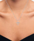 Фото #2 товара Macy's diamond Accent Symbol Pride 18" Pendant Necklace in Sterling Silver