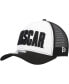 Фото #1 товара Men's Black, White NASCAR 9FORTY A-Frame Trucker Snapback Hat