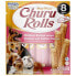 Фото #2 товара CHURU Rolls Recipe Chicken Salmon 12g Dog Snack 8 Units