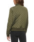 Фото #2 товара Diamond Quilted Casual Bomber Jacket