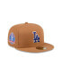 ფოტო #1 პროდუქტის Men's Brown Los Angeles Dodgers Color Pack 59FIFTY Fitted Hat