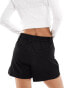 Object tailored elasticated back shorts in black