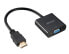Фото #2 товара Akasa AK-CBHD15-20BK - 0.2 m - VGA (D-Sub) - HDMI Type A (Standard) - Male - Female - Black