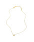 ფოტო #2 პროდუქტის Gold Butterfly Pendant Necklace with Mother of Pearl Inlay