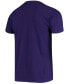 Фото #3 товара Men's Purple Phoenix Suns Primary Team Logo T-shirt