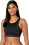 Brooks 272766 Women Drive Three-Pocket Run Bra Black 38A/B