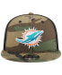 Фото #4 товара Men's Camo Miami Dolphins Main Trucker 9FIFTY Snapback Hat