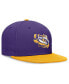 ფოტო #4 პროდუქტის Men's Purple/Gold LSU Tigers Performance Fitted Hat