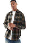 Фото #1 товара Superdry Cotton lumberjack check shirt in buckshot check olive