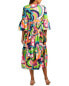 Фото #2 товара Trina Turk Oversized Flower Midi Dress Women's Xs