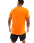 Nike Running Trail Dri-Fit graphic t-shirt in orange Оранжевый, XL - Chest 44-48.5 - фото #4