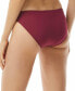 Фото #2 товара MICHAEL MICHAEL KORS 283861 Women's Burgundy Stretch Bikini Bottom, Size MD