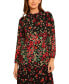 ფოტო #4 პროდუქტის Women's Floral Ruffle-Neck Tea Dress