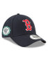 Фото #1 товара Men's Navy Boston Red Sox 2024 MLB World Tour: Dominican Republic Series 9FORTY Adjustable Hat