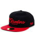 Фото #1 товара Men's Black 12 Streeters Black Fives Snapback Adjustable Hat