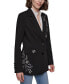 Фото #13 товара Women's Embellished Button-Front Blazer