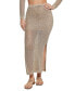 Фото #1 товара Women's Morgen Sequined Knit Maxi Skirt