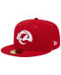 Men's Scarlet Los Angeles Rams 1990 Hawaii Pro Bowl Main Patch 59FIFTY Fitted Hat