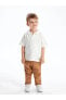 Фото #1 товара LCW baby Polo Yaka Kısa Kollu Erkek Bebek Tişört ve Pantolon 2'li Takım