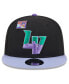 Фото #2 товара Men's Black/Purple Las Vegas Aviators Grape Big League Chew Flavor Pack 9FIFTY Snapback Hat