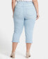 Фото #3 товара Plus Size Dakota Crop Pull-On Jeans