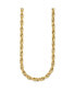 Фото #2 товара Diamond2Deal 18k Yellow Gold Textured Necklace