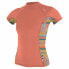 Рашгард для сёрфинга O'Neill Wetsuits Side Print Rashguard IE6 Infinity / Talitha Ie9 Burnt Coral / Arta Geo, L - фото #2