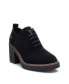 Women's Suede Heeled Oxfords By XTI