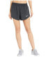Nike 257476 Womens Tempo Lux Shorts Black/Anthracite/Reflective Silver Size XS