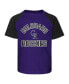 Infant Boys and Girls Purple and Heather Gray Colorado Rockies Ground Out Baller Raglan T-shirt and Shorts Set