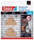 Tesa 77904-00000 - Indoor & outdoor - Universal hook - Beige - Adhesive strip - 5 kg - Brick