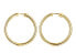 Фото #2 товара Vermeil gold plated hoop earrings 1002124700