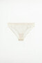 EMBROIDERED TULLE BRIEFS