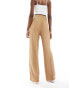 Vero Moda Tall textured jersey trouser co-ord in beige