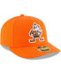 Фото #4 товара Men's Orange Cleveland Browns Omaha Throwback Low Profile 59Fifty Fitted Hat