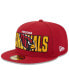 Фото #4 товара Men's Cardinal Arizona Cardinals 2023 NFL Draft 59FIFTY Fitted Hat