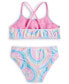 ფოტო #2 პროდუქტის Big Girls Hello Radiance Flounce Swimsuit, 2 Piece Set