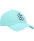 Фото #4 товара Men's Light Blue Seattle Kraken Logo Clean Up Adjustable Hat