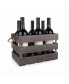 Фото #1 товара Rustic Farmhouse Wooden 6 Bottle Crate