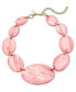 Фото #1 товара Gold-Tone Rivershell Statement Necklace, 18-1/2" + 3" extender, Created for Macy's