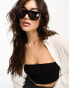 Фото #1 товара DIFF stevie flat brown sunglasses in black